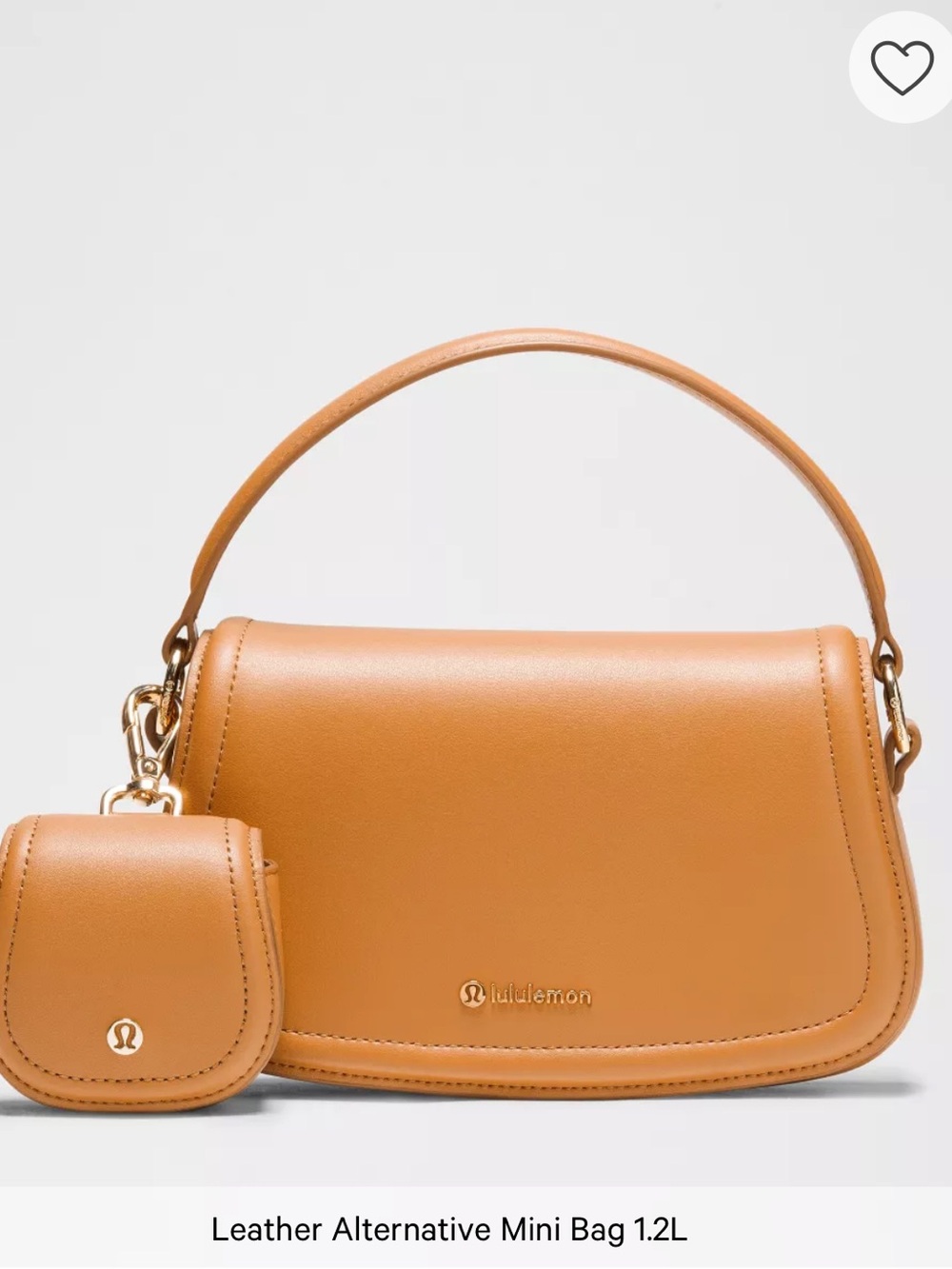 Lululemon Leather Alternative Mini Bag 1.2L - Picture 2 of 2